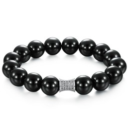 Bracciale In Ceramica Di Tungsteno Nero Di Fama Mondiale
