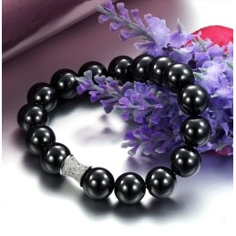 Bracciale In Ceramica Di Tungsteno Nero Di Fama Mondiale