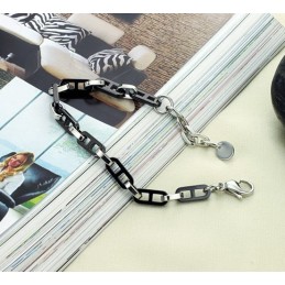 Bracciale In Ceramica Di Tungsteno Nero Da Donna Di Eccellente Qualità