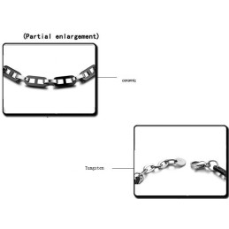 Bracciale In Ceramica Di Tungsteno Nero Da Donna Di Eccellente Qualità