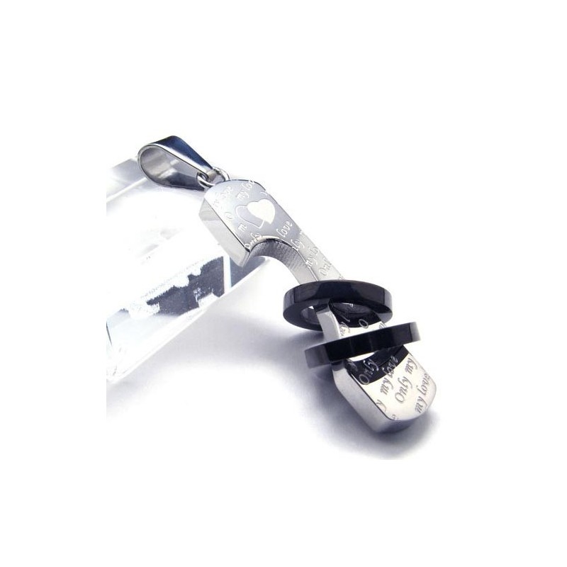 Nuovo Stile Ciondolo Love Titanium - Catena Libera Nuovo Stile Ciondolo Love Titanium - Catena Libera