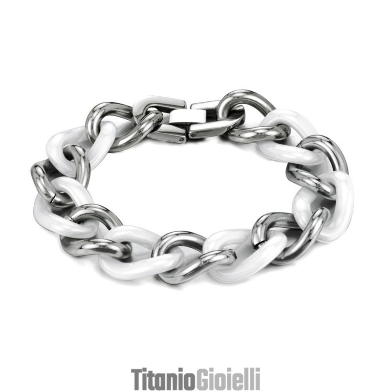Bracciale In Ceramica Di Tungsteno Bianco Con Qualità E Quantità Garantite