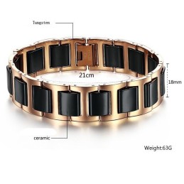 Bracciale In Ceramica Di Tungsteno Da Uomo Di Qualità Queen Of