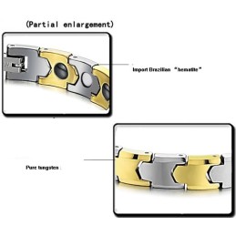 Bracciale In Ceramica Di Tungsteno E Magnetite Di Alta Qualità Per La Salute