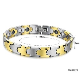 Bracciale In Ceramica Di Tungsteno E Magnetite Di Alta Qualità Per La Salute
