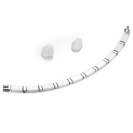 Bracciale In Ceramica Di Tungsteno Bianco Con Qualità E Quantità Garantite