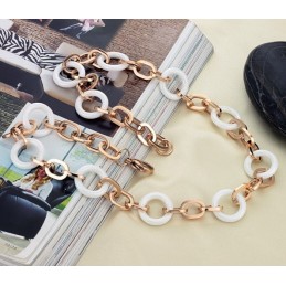 Collana In Ceramica Di Tungsteno "To Have A Long Story"