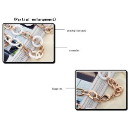 Collana In Ceramica Di Tungsteno "To Have A Long Story"