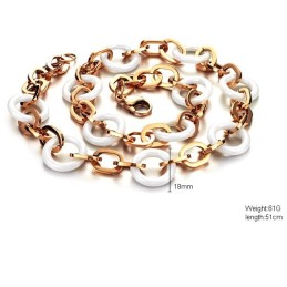 Collana In Ceramica Di Tungsteno "To Have A Long Story"