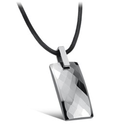 Collana In Ceramica Di Tungsteno A Rombo Con Qualità E Quantità Garantite