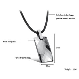 Collana In Ceramica Di Tungsteno A Rombo Con Qualità E Quantità Garantite