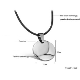 Collana In Ceramica Di Tungsteno Rotonda Di Alta Qualità