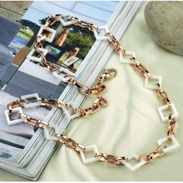 Collana In Ceramica Di Tungsteno Di Forma Quadrata, La Regina Della Qualità
