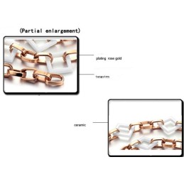 Collana In Ceramica Di Tungsteno Di Forma Quadrata, La Regina Della Qualità
