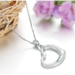 Collana In Ceramica Di Tungsteno Con Ciondolo A Forma Di Cuore Da Donna, Qualità E Quantità Garantite