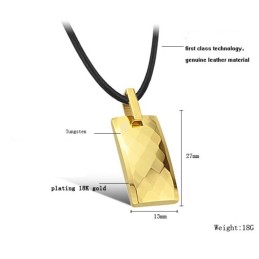 Noto Per La Sua Raffinata Collana In Ceramica Di Tungsteno A Rombo