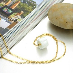 Collana In Ceramica Di Tungsteno Bianco Da Donna Di Qualità Superiore