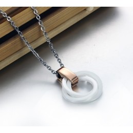 Collana In Ceramica Di Tungsteno Di Qualità Affidabile Con Strass