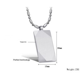 Collana In Ceramica Di Tungsteno Maschile Venduta Bene In Tutto Il Mondo