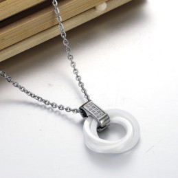 Collana In Ceramica Di Tungsteno Bianco Con Qualità E Quantità Garantite