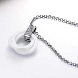 Collana In Ceramica Di Tungsteno Bianco Con Qualità E Quantità Garantite
