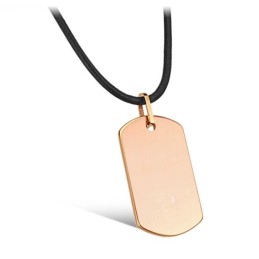 Collana In Ceramica Di Tungsteno Di Forma Quadrata Da Donna, Completa Nelle Specifiche
