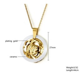 Collana In Ceramica Di Tungsteno Femminile Di Qualità Stabile