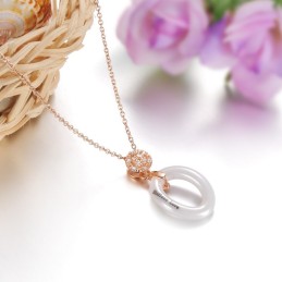 Ampia Varietà Di Collana In Ceramica Di Tungsteno Femminile