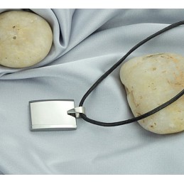 Collana In Ceramica Di Tungsteno A Cubo Maschile Di Alta Qualità