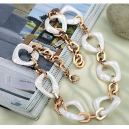 Collana In Ceramica Di Tungsteno Placcata In Oro Rosa Con Qualità E Quantità Garantite