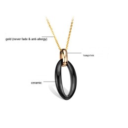 Collana In Ceramica Di Tungsteno Da Donna Facile Da Usare