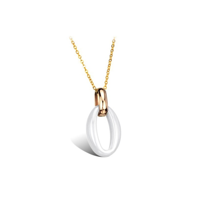 Ampia Varietà Di Collana In Ceramica Di Tungsteno Bianco Da Donna Ampia Varietà Di Collana In Ceramica Di Tungsteno Bianco Da Donna