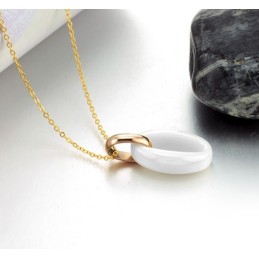 Ampia Varietà Di Collana In Ceramica Di Tungsteno Bianco Da Donna