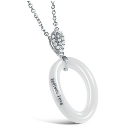 Collana In Ceramica Di Tungsteno Concisa, Qualità E Quantità Garantite