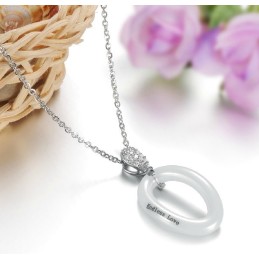 Collana In Ceramica Di Tungsteno Concisa, Qualità E Quantità Garantite