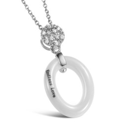 Collana In Ceramica Di Tungsteno Concisa Da Donna, The King Of Quantity