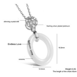 Collana In Ceramica Di Tungsteno Concisa Da Donna, The King Of Quantity