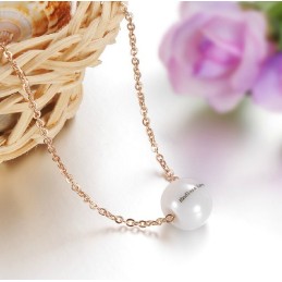 Collana In Ceramica Di Tungsteno Concisa Da Donna, Con Perline, Di Qualità E Quantità Assicurate