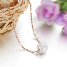 Collana In Ceramica Di Tungsteno Concisa Da Donna, Con Perline, Di Qualità E Quantità Assicurate