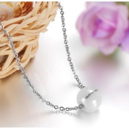 Ampia Varietà Di Collana In Ceramica Di Tungsteno Da Donna Con Perline