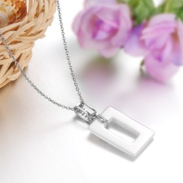 Collana In Ceramica Di Tungsteno Concisa Da Donna Di Alta Qualità