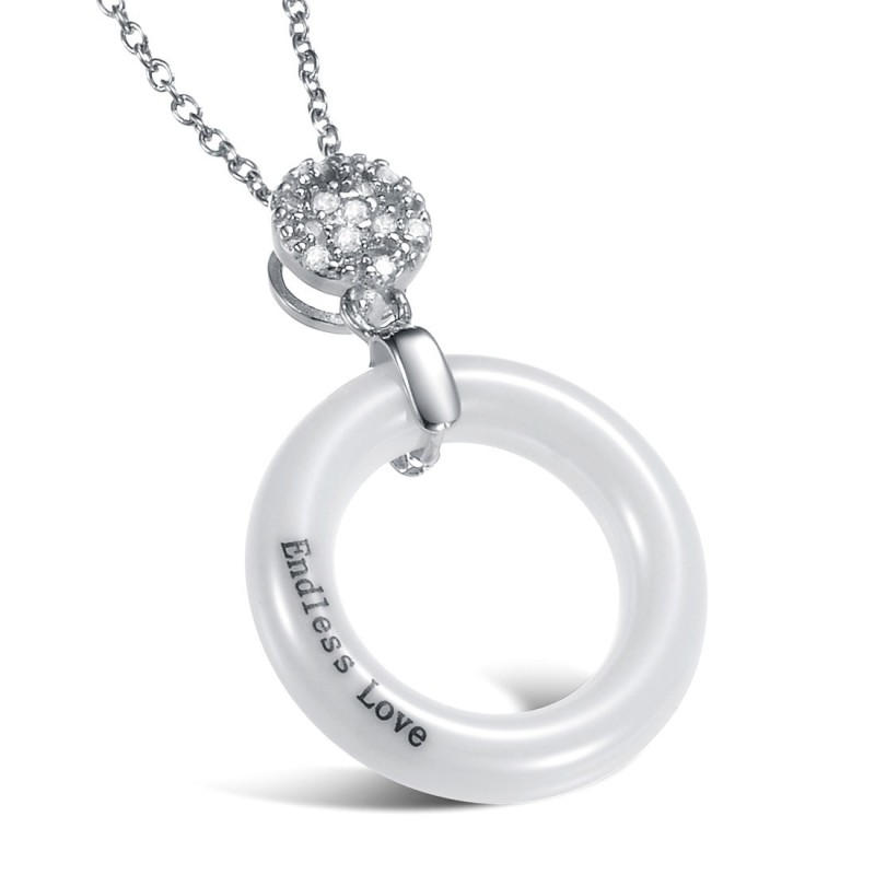 Ampia Varietà Di Collana In Ceramica Di Tungsteno Rotonda Femminile Ampia Varietà Di Collana In Ceramica Di Tungsteno Rotonda Femminile