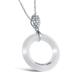 Collana In Ceramica Di Tungsteno Da Donna Di Alta Qualità