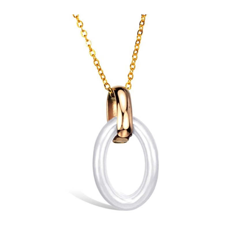 Collana In Ceramica Di Tungsteno Femminile Di Qualità Stabile Collana In Ceramica Di Tungsteno Femminile Di Qualità Stabile