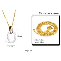 Collana In Ceramica Di Tungsteno Femminile Di Qualità Stabile