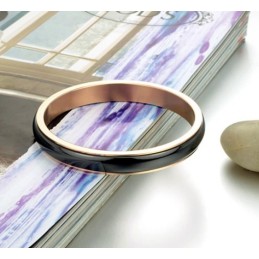 Bracciale In Ceramica Di Tungsteno Nero Di Alta Qualità