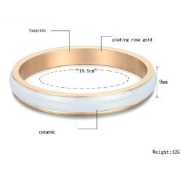 Ampia Varietà Di Bracciale In Ceramica Di Tungsteno Bianco