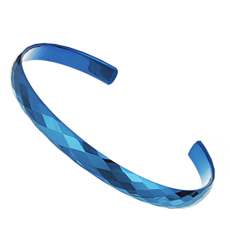 Bracciale In Ceramica Di Tungsteno Blu Di Qualità Stabile Bracciale In Ceramica Di Tungsteno Blu Di Qualità Stabile