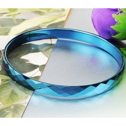 Bracciale In Ceramica Di Tungsteno Blu Di Qualità Stabile
