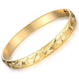 Bracciale Elegante Da Donna Di Alta Qualità Placcato Oro 18 Carati